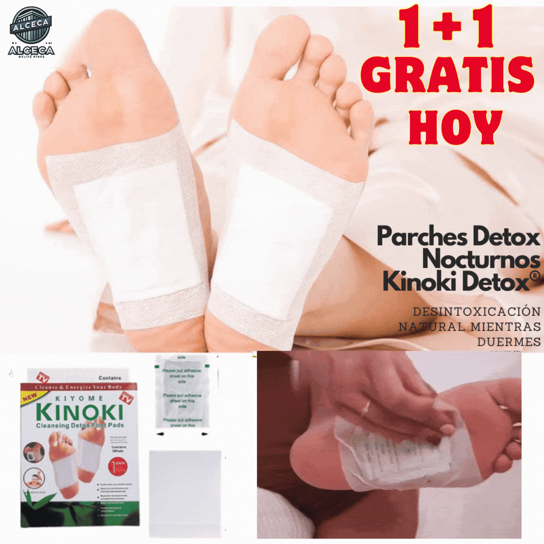 Parches Detox Nocturnos Kinoki Detox®🌿 ¡Desintoxica tu cuerpo y despierta renovado! 🌿