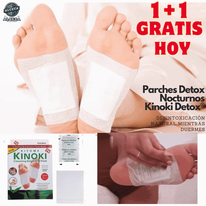 Parches Detox Nocturnos Kinoki Detox®🌿 ¡Desintoxica tu cuerpo y despierta renovado! 🌿