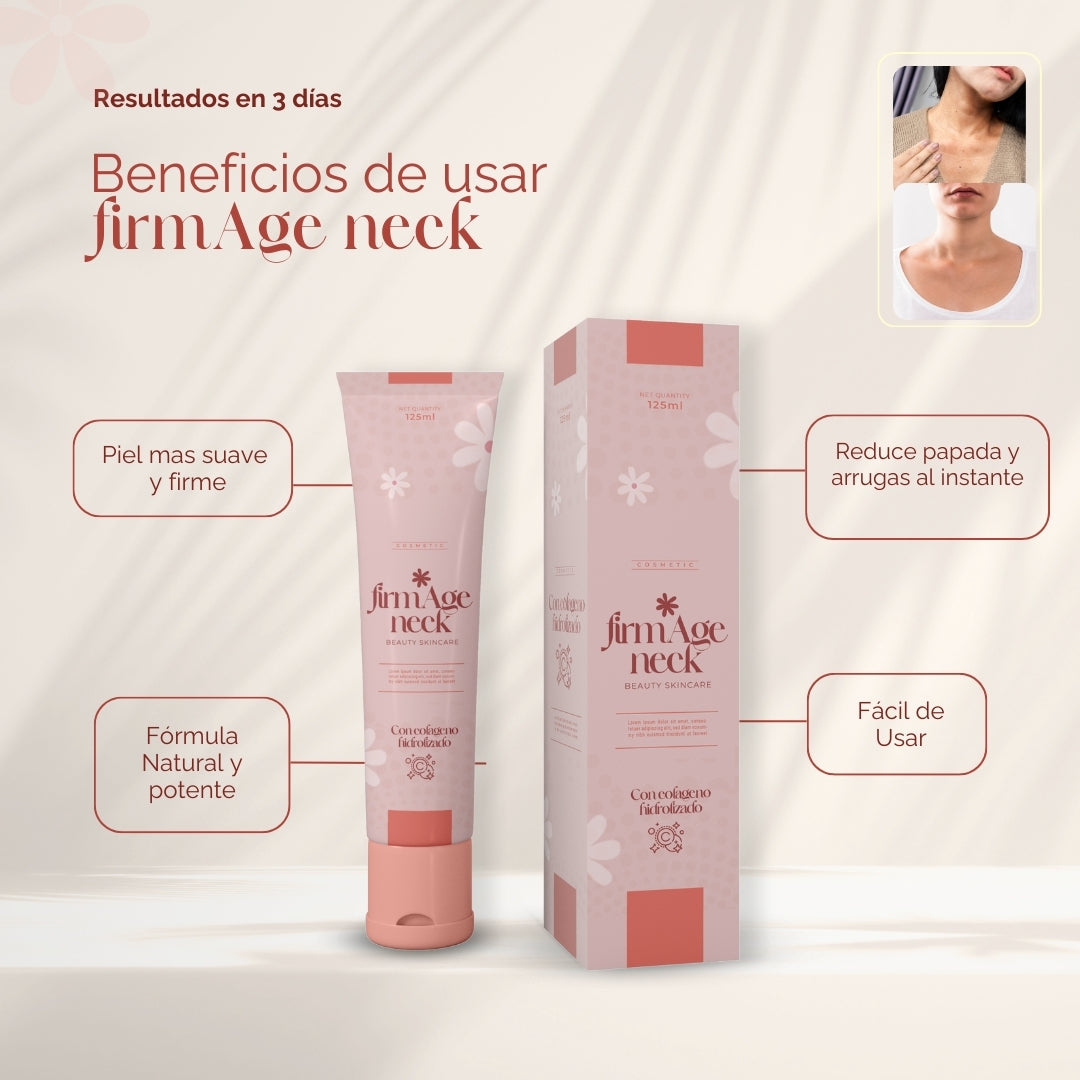 💖 REAFIRMA, HIDRATA Y REJUVENECE TU CUELLO CON FIRMAGE NECK™ ✨