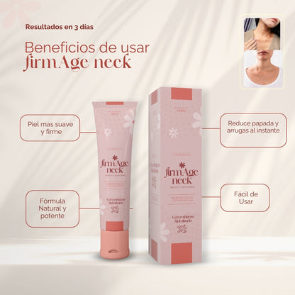💖 REAFIRMA, HIDRATA Y REJUVENECE TU CUELLO CON FIRMAGE NECK™ ✨